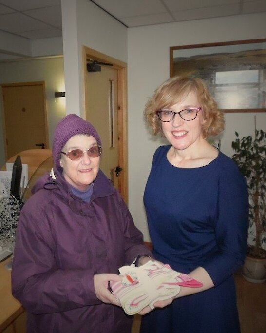 Heidi Andrews with Esther Rankin