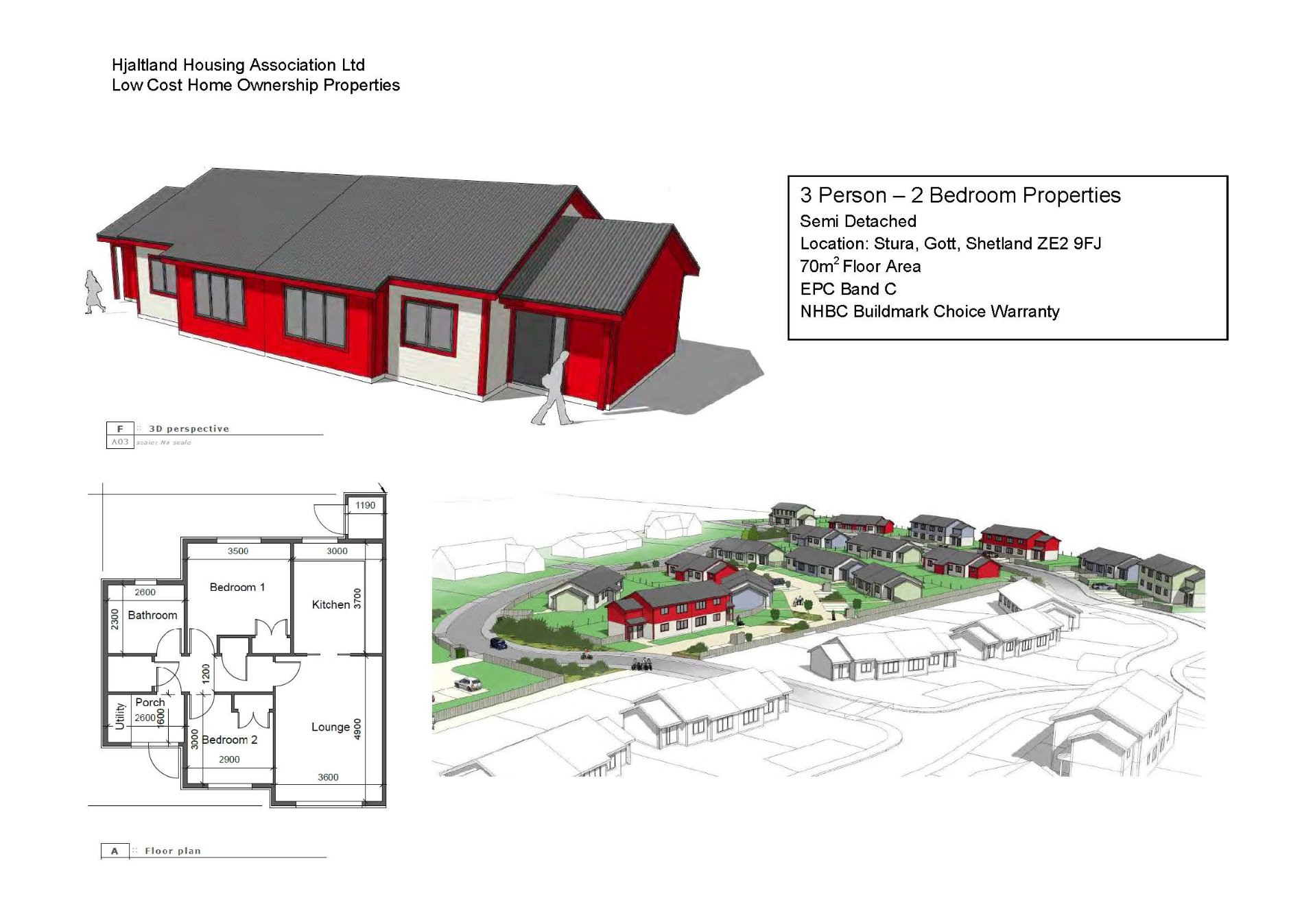 Come visit our new shared equity properties! Hjaltland Housing Association