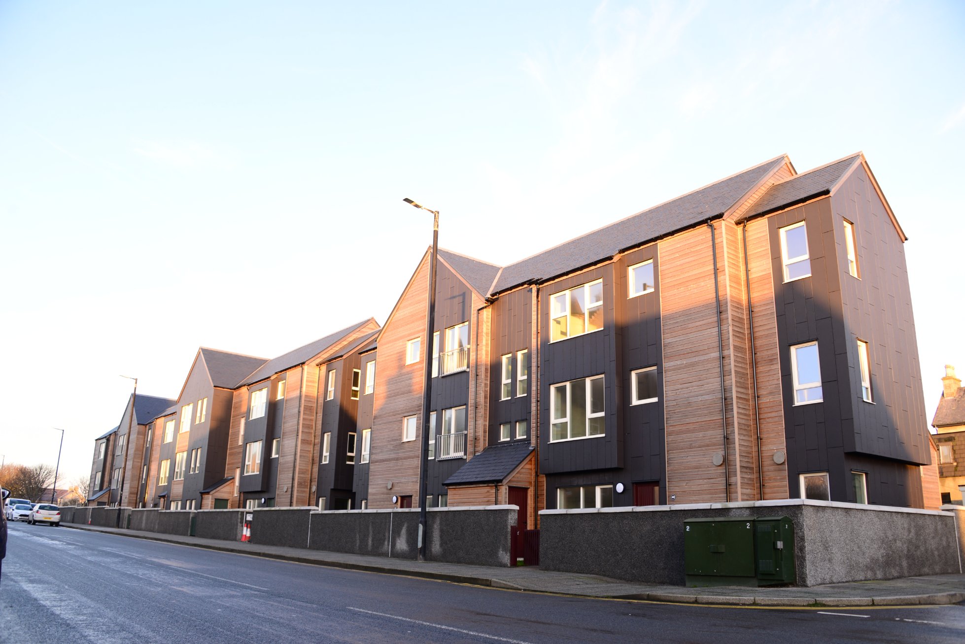 27 new flats completed in King Harald Street, Lerwick Hjaltland